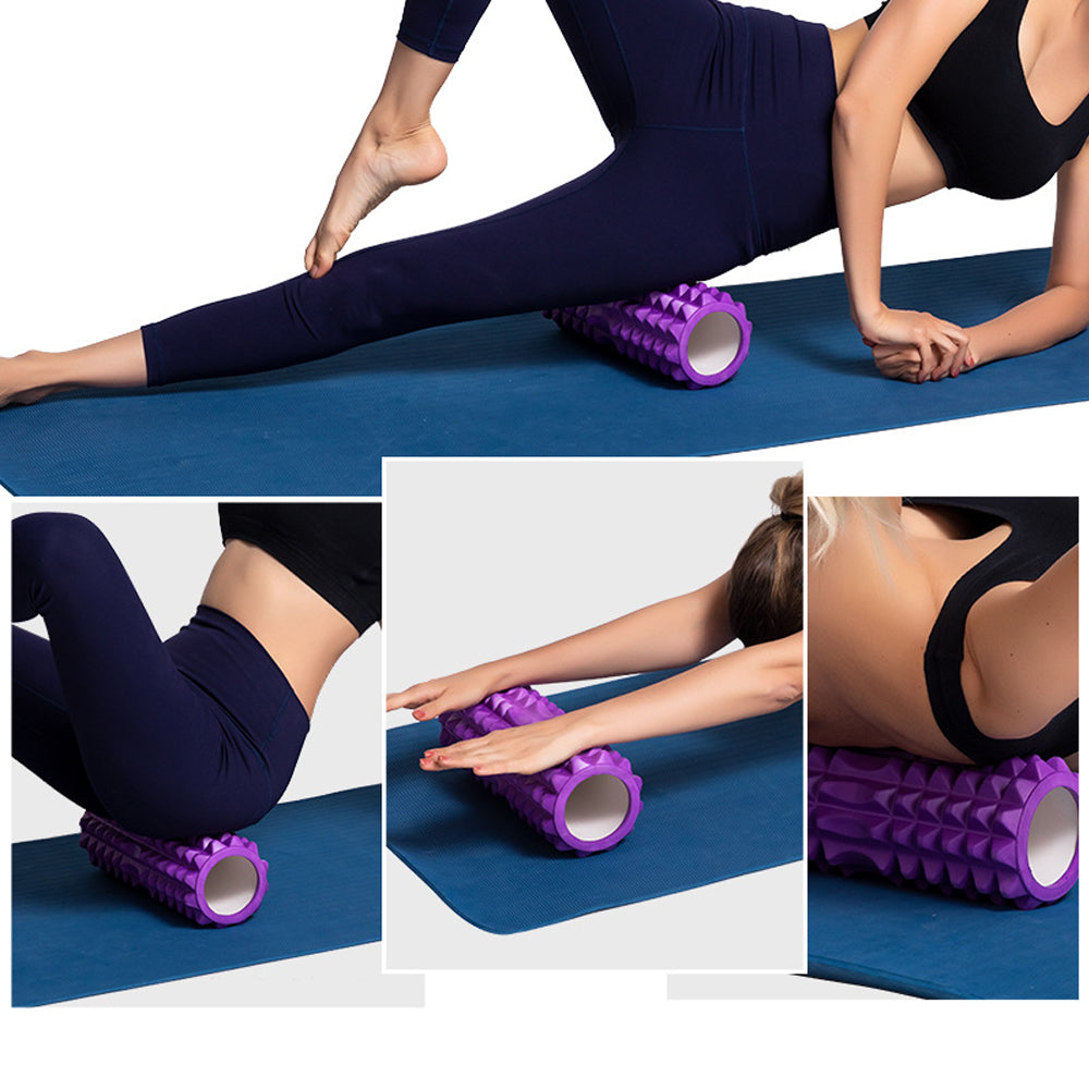 Hollow Yoga Column Fitness Equipment 1pc Foam Massage Roller For Muscle Massage Physiotherapy  Reha 2