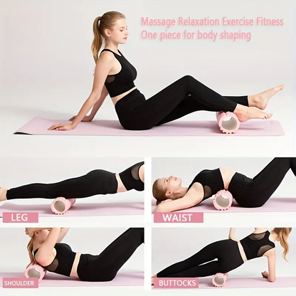 Hollow Yoga Column Fitness Equipment 1pc Foam Massage Roller For Muscle Massage Physiotherapy  Reha 3