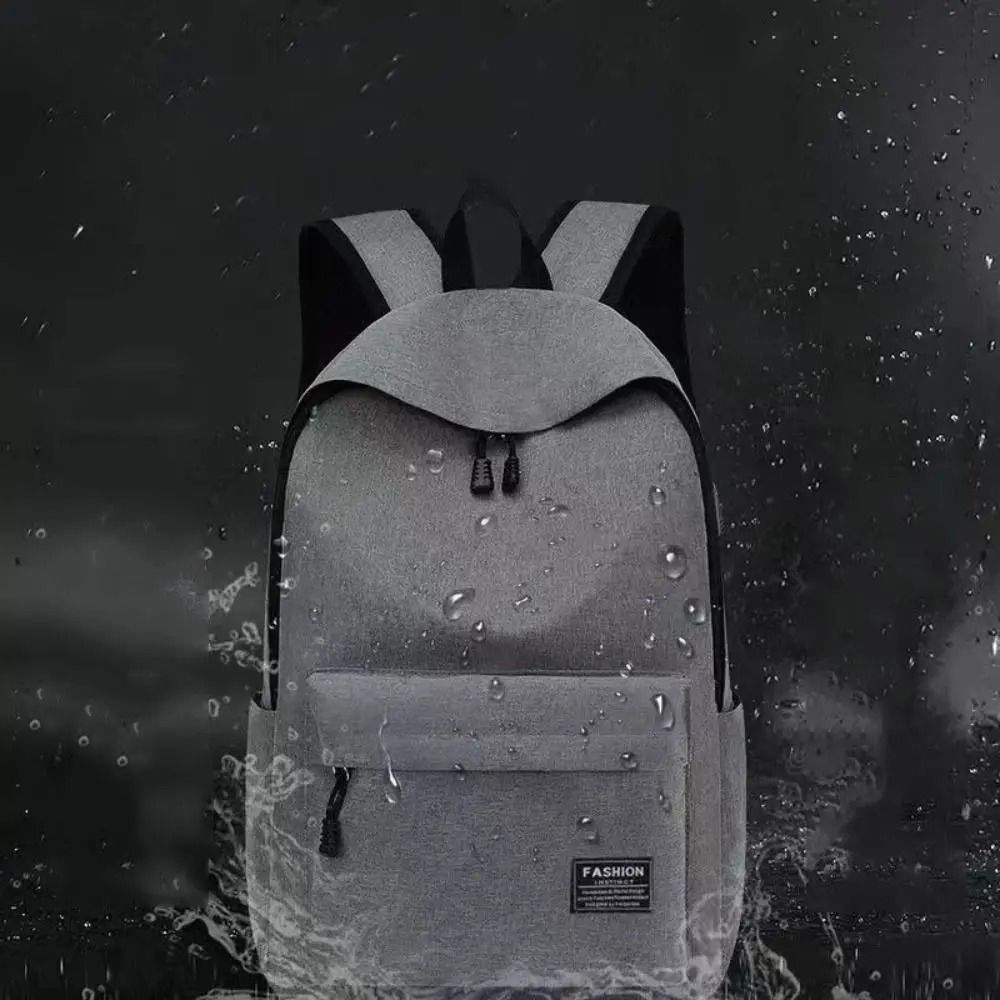Large Capacity Minimalist Preppy Backpack Travel Laptop Bag For Men 1