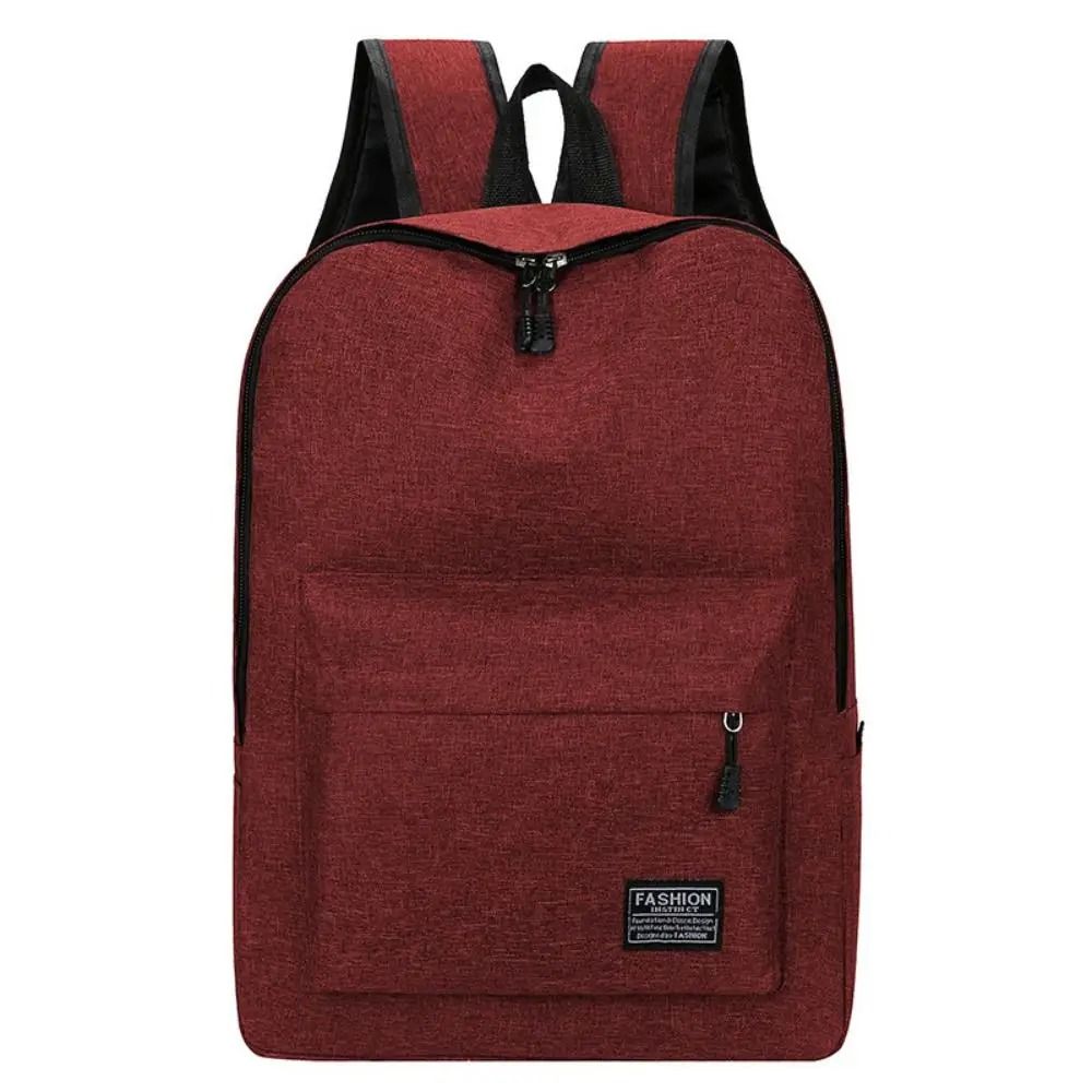 Large Capacity Minimalist Preppy Backpack Travel Laptop Bag For Men 7