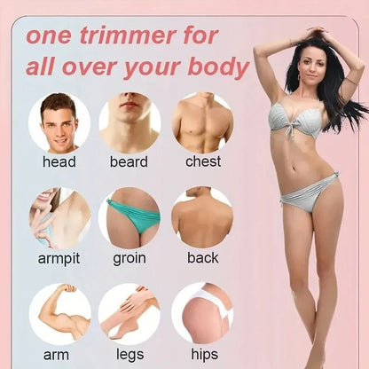 USB Rechargeable Electric Razor For Women Full Body Hair Removal 4