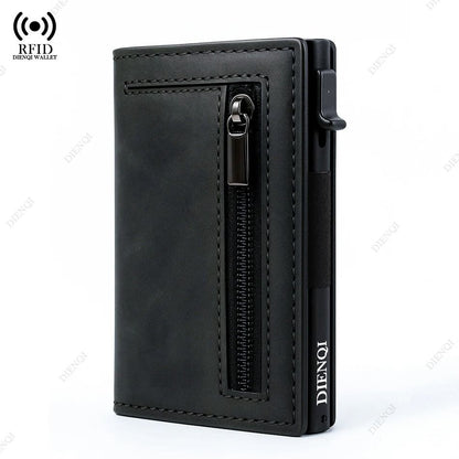 Magnetic Credit Card Holder Wallet With RFID Blocking For Men 1