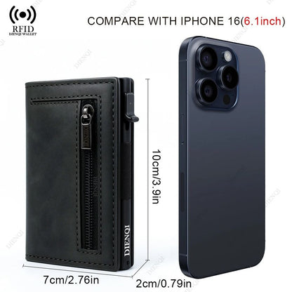 Magnetic Credit Card Holder Wallet With RFID Blocking For Men 2