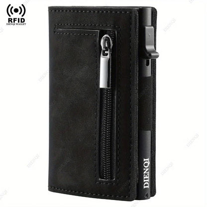 Magnetic Credit Card Holder Wallet With RFID Blocking For Men 8