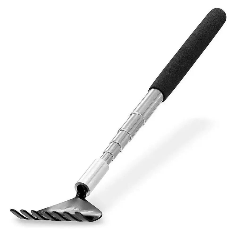 Backscratcher Massager Tool, Telescopic Stainless Steel Back Scratcher with Carrying Bag