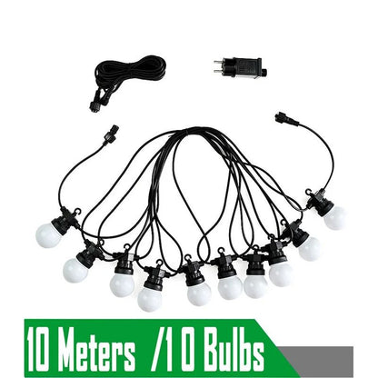 Outdoor Waterproof LED String Lights With G50 Bulbs For Camping Party And Wedding Decoration 6