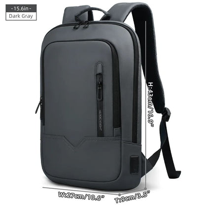 Waterproof Multifunction Business Laptop Backpack With Slim Design 12