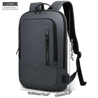 Waterproof Multifunction Business Laptop Backpack With Slim Design 15