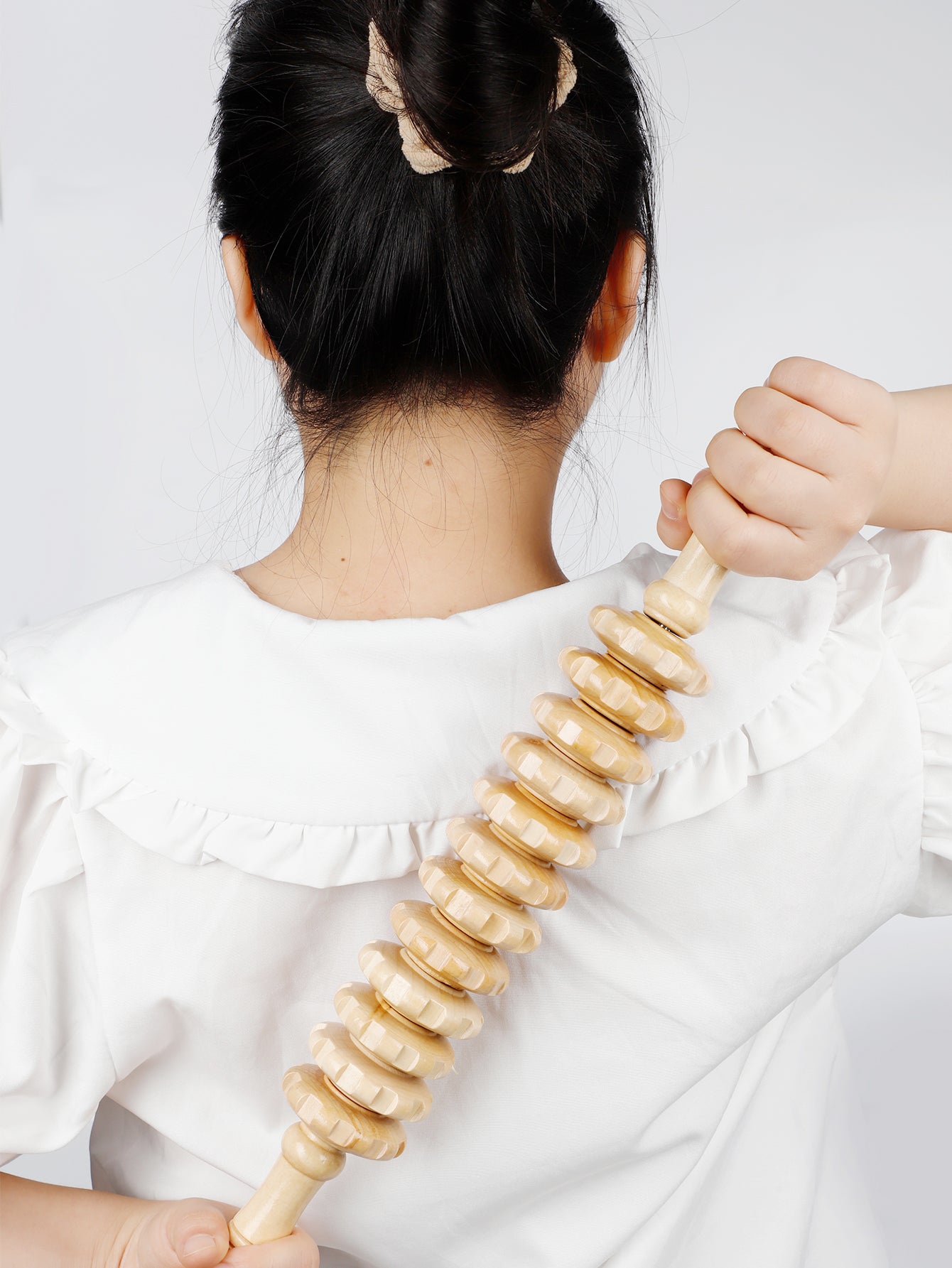 Massage Tool for Cellulite Slimming, Wood Therapy Roller Gear Stick, Body Shaping Lymphatic Drainage Trigger Stick