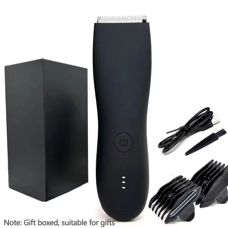 Waterproof Electric Body Groomer For Men With Replaceable Ceramic Blade 9