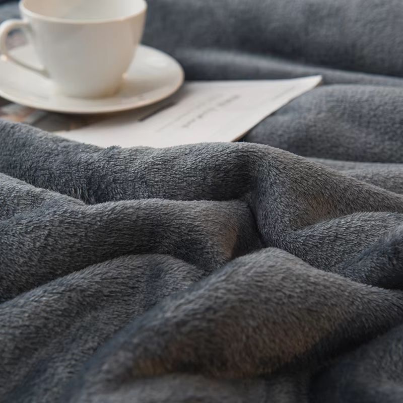 Luxury DoubleSided Wool Throw Blanket  Warm Winter Bedspread  Cozy Queen Cover 2