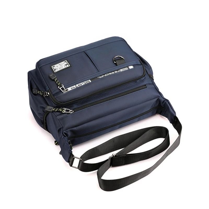 Large Capacity Oxford Leather Look Shoulder Messenger Bag For Men 5