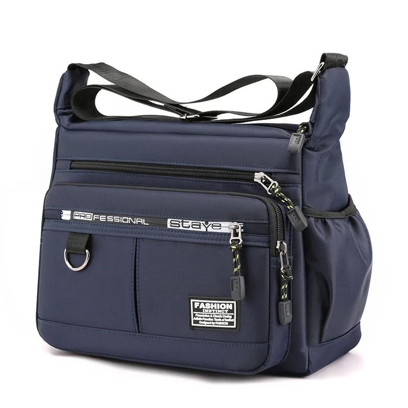Large Capacity Oxford Leather Look Shoulder Messenger Bag For Men 6