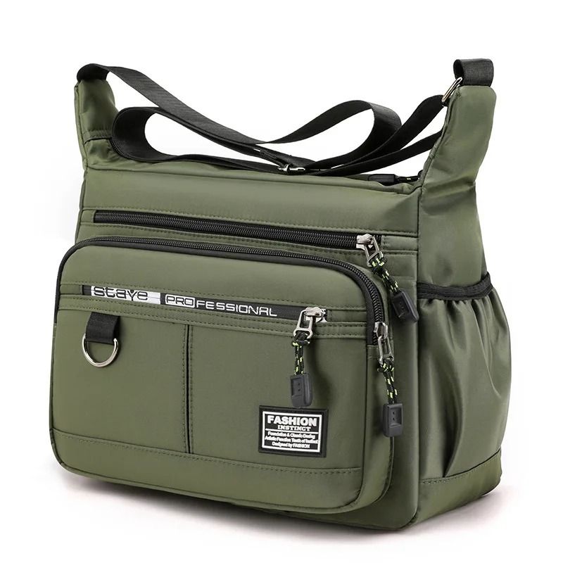 Large Capacity Oxford Leather Look Shoulder Messenger Bag For Men 7