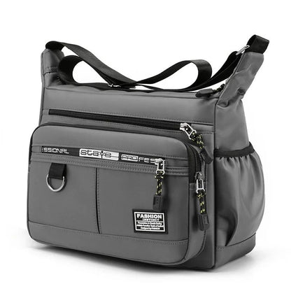 Large Capacity Oxford Leather Look Shoulder Messenger Bag For Men 9