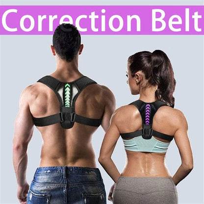Adjustable Posture Corrector Belt with Clavicle and Spine Support