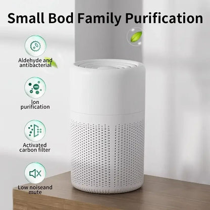 HEPA Air Purifier For Home With Scented Sponge Deodorizing Filter 4