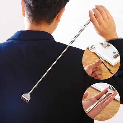 Portable Extendable Massage Scratch Tool, 1Pcs Telescopic Back Scraper & Itch Reliever