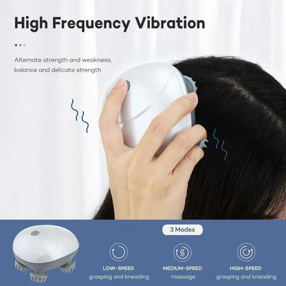 Electric Scalp Massager With Red Light Therapy For Stress Relief And Muscle Relaxation 4