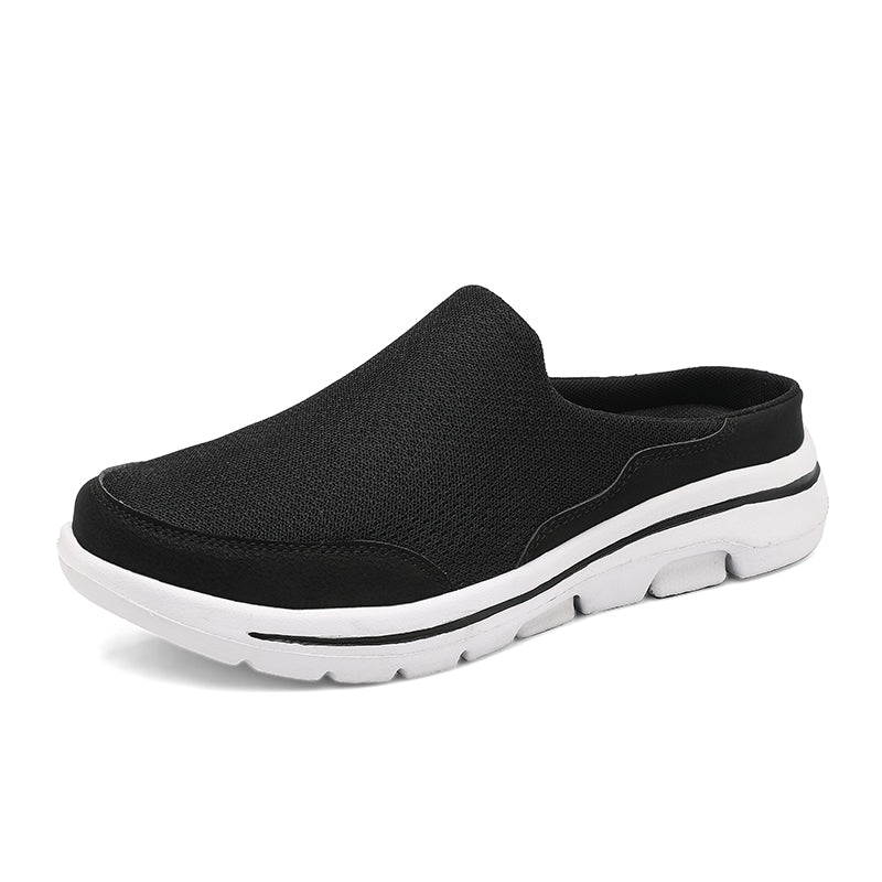 Men Slippers Summer Breathable Indoor Home Slippers Fashion Couple Slides Thick Sole Walking Shoes  5