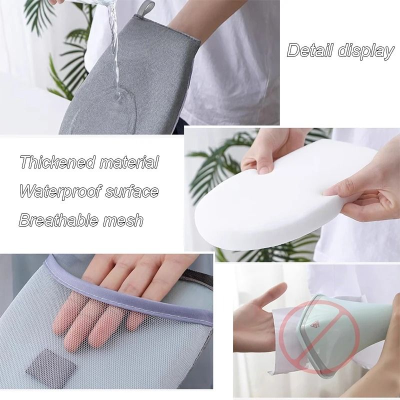 Washable Heat Resistant Iron Pad Cover With Anti Scald Gloves 5