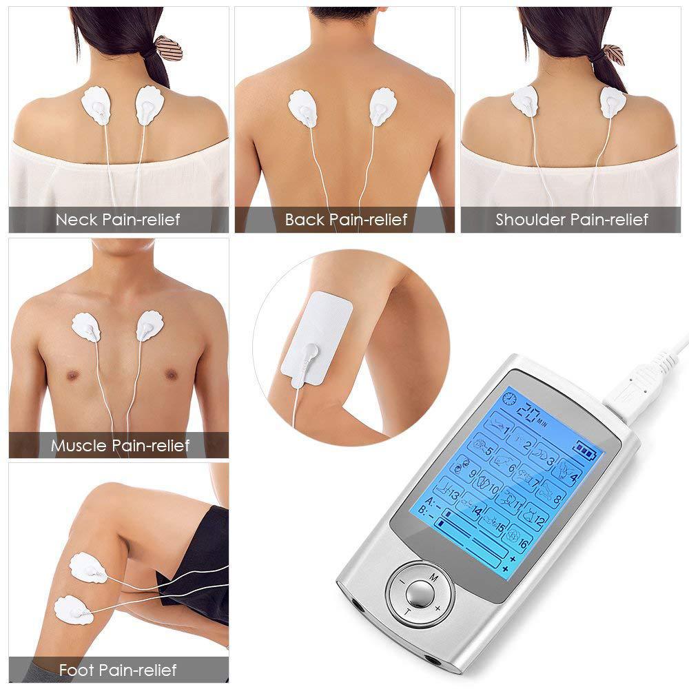 EMS Acupuncture Body Massage 16 Modes Electric TENS Digital Therapy Slimming Machine 1