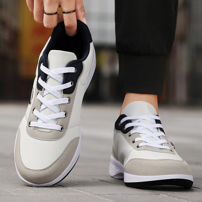 New Balan Men Leather Shoes Stylish Sport Sneakers For Men Breathable NonSlip Shoes Trend Holiday F 1