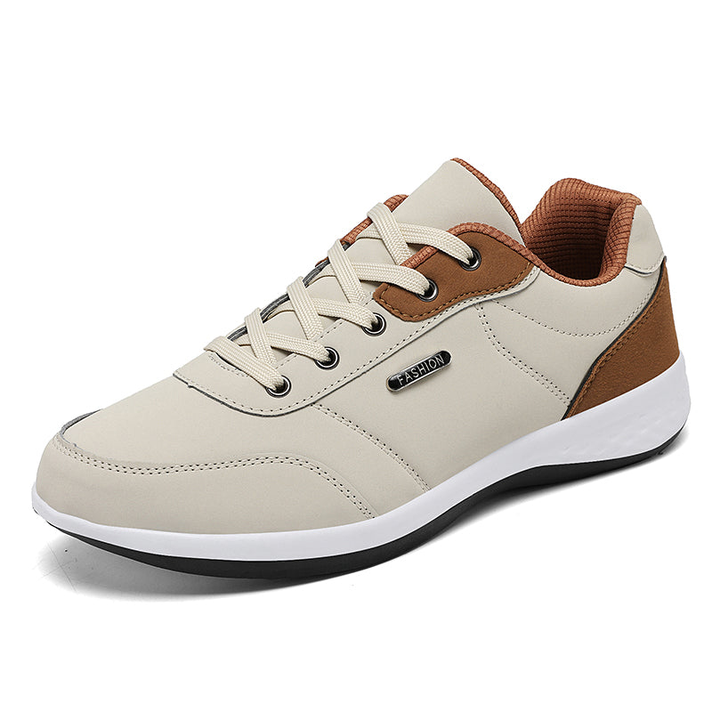 New Balan Men Leather Shoes Stylish Sport Sneakers For Men Breathable NonSlip Shoes Trend Holiday F 9