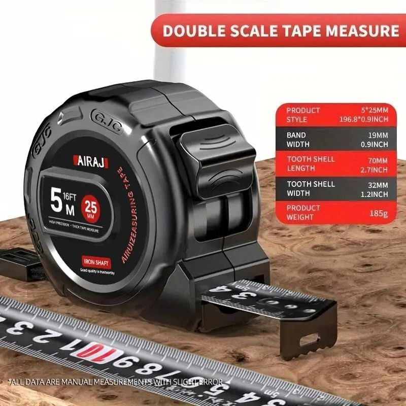 High Precision Measuring Tape Waterproof AntiCorrosion Ruler 3m 5m 75m 9