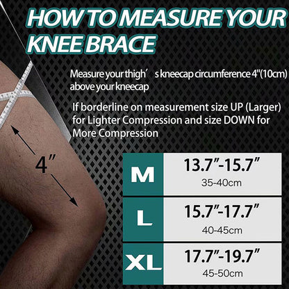 Crossfit Protector Knee Brace, Support Pads for Meniscus Tear, Running Riding, Joint Pain Relief, Arthritis