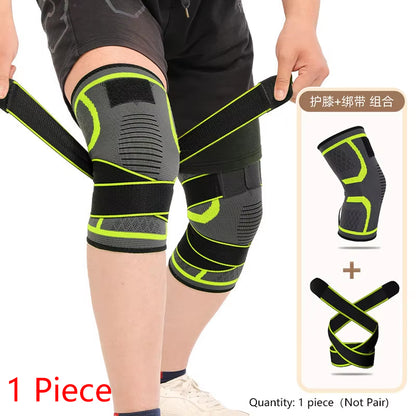 Outdoor, Basketball, Weightlifting Knee Brace Knee Pad with Nylon Sport Compression