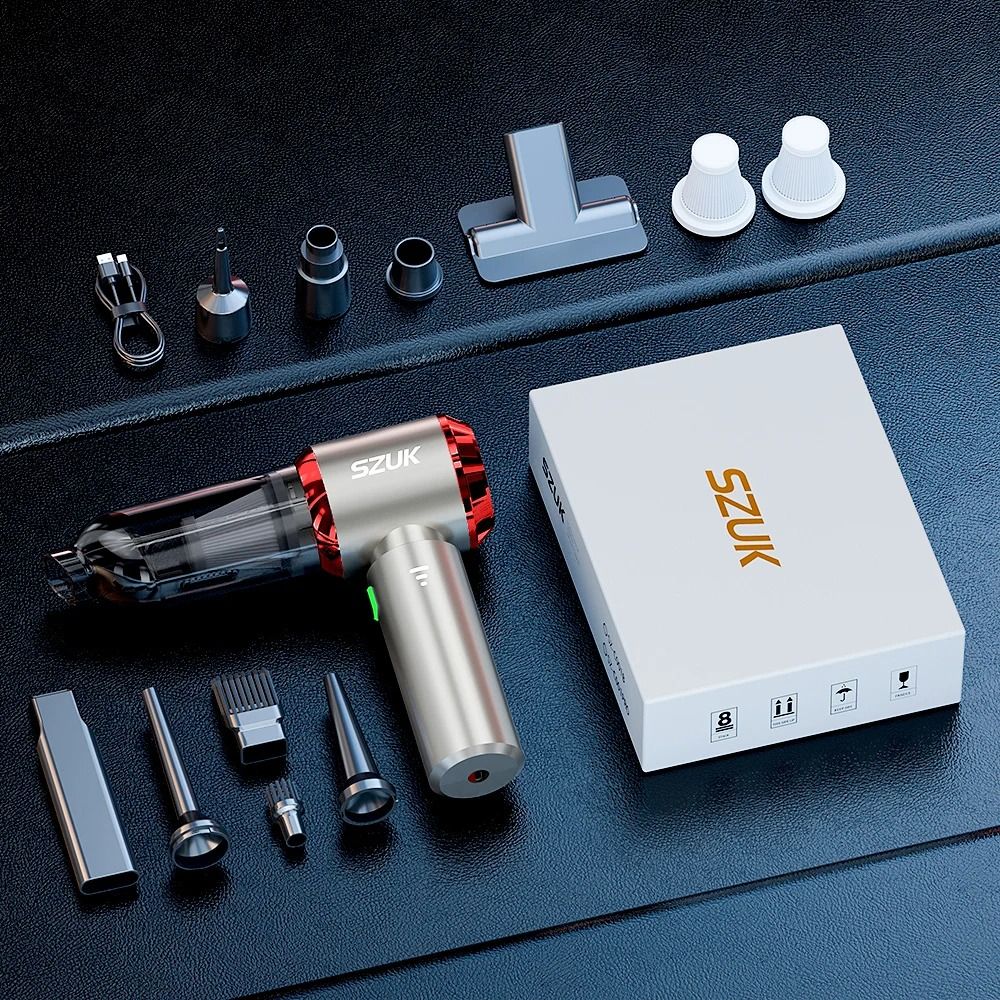 Mini Wireless Car Vacuum Cleaner With 985000Pa Suction  Handheld Portable Vacuum With Blowing Infla 10