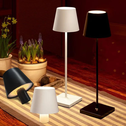 Wireless USB Rechargeable LED Desk Lamp with Touch Control
