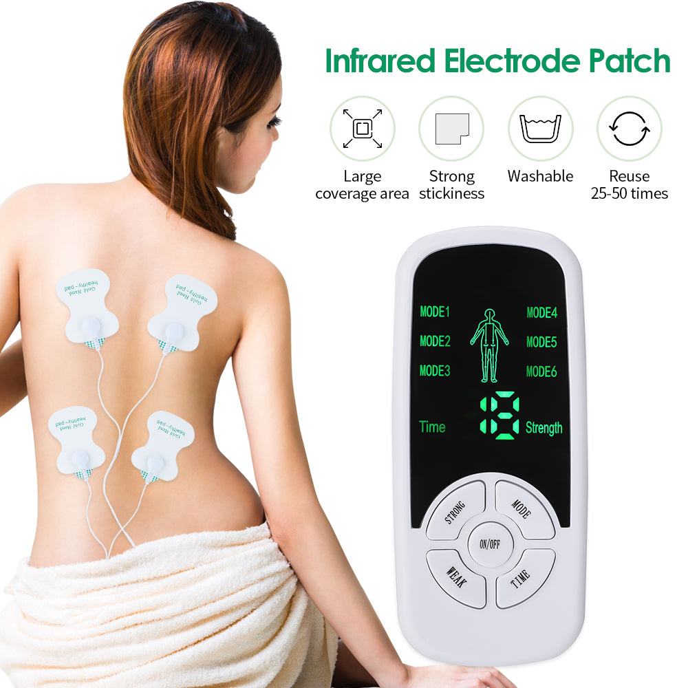Digital Muscle Stimulator EMS Pulse, Back Neck Body Massager Tens Therapy Tool, Meridian Physiotherapy Aid