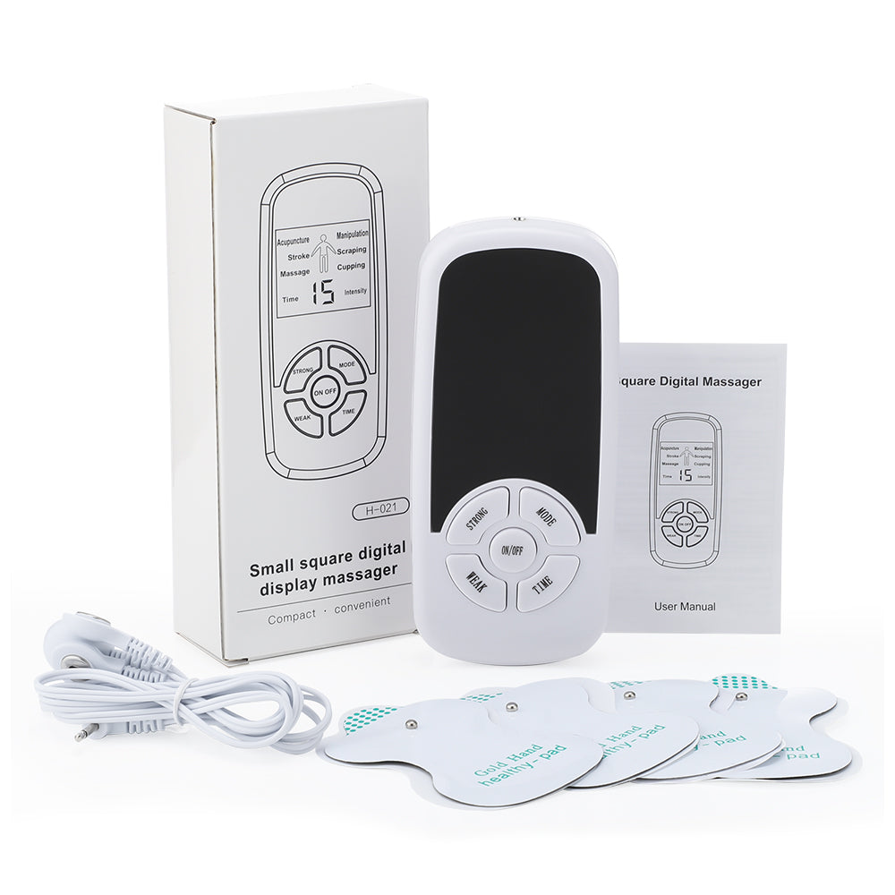 Digital Muscle Stimulator EMS Pulse, Back Neck Body Massager Tens Therapy Tool, Meridian Physiotherapy Aid