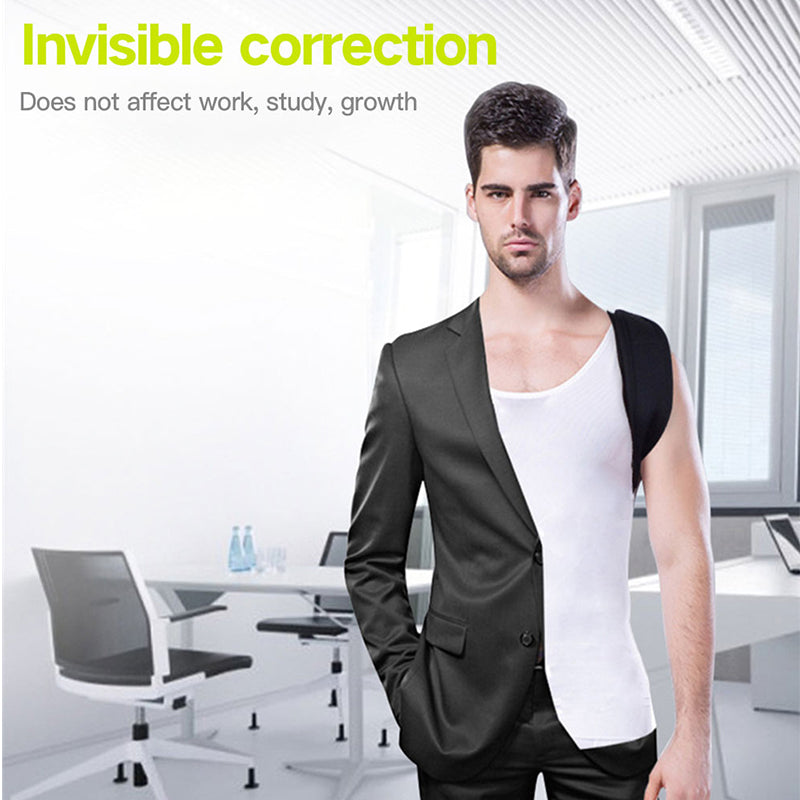 Medical Shoulder Support Corrector Back Brace, Adjustable Posture Corrector for Humpback Prevention Back Health Care