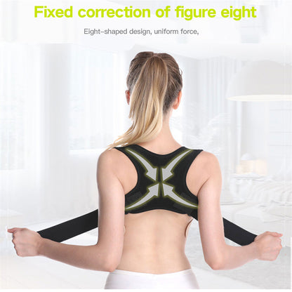 Medical Shoulder Support Corrector Back Brace, Adjustable Posture Corrector for Humpback Prevention Back Health Care