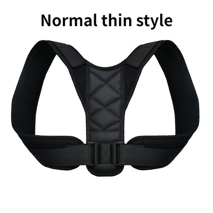 Back Shoulder Posture Corrector Belt, Adjustable Clavicle Spine Support, Upper Back Neck Brace for Pain Relief and Body