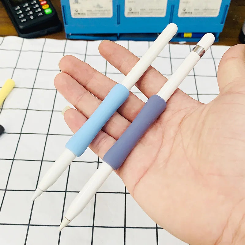Soft Silicone Pen Protection Sleeve Holder Aid for Apple Pencil 1st 2nd Generation Touch Screen Pen Case