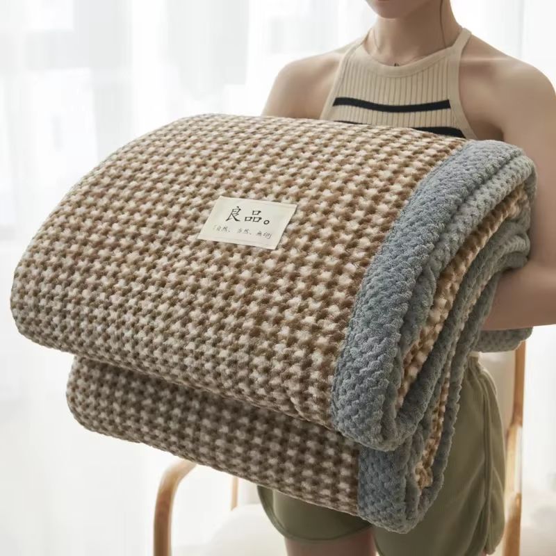 Soft Chenille Knit Throw Blanket  Handmade Crochet Style Machine Washable For Couch  Bed 12