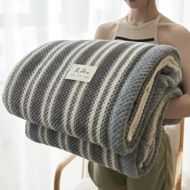 Soft Chenille Knit Throw Blanket  Handmade Crochet Style Machine Washable For Couch  Bed 13