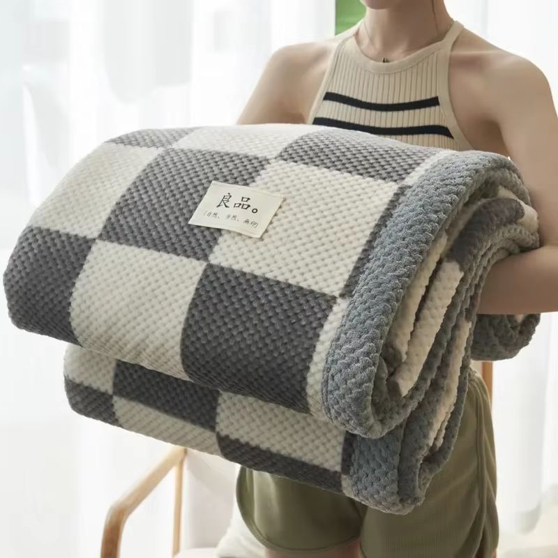 Soft Chenille Knit Throw Blanket  Handmade Crochet Style Machine Washable For Couch  Bed 8