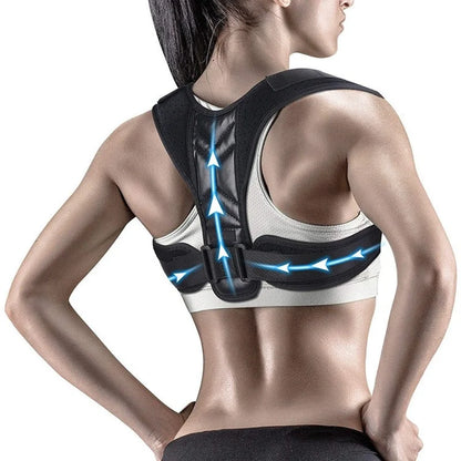 Adjustable Clavicle Spine Support Back Shoulder Posture Corrector Home Office Sport Upper Neck Brac 1