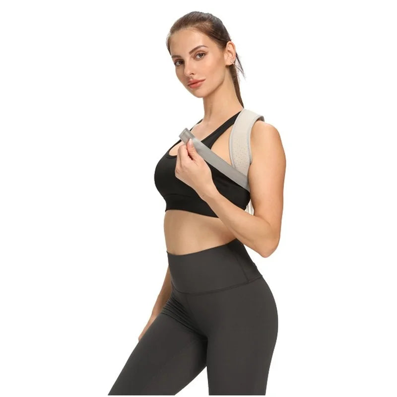 Adjustable Clavicle Spine Support Back Shoulder Posture Corrector Home Office Sport Upper Neck Brac 4