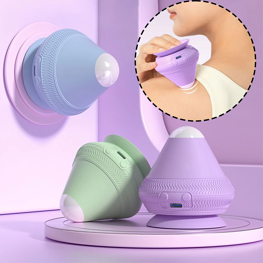 Trigger Point Wall Massager, Wall-mounted Fascia Cone with Suction Cup, Back Arm Foot Relaxation Multi-Function