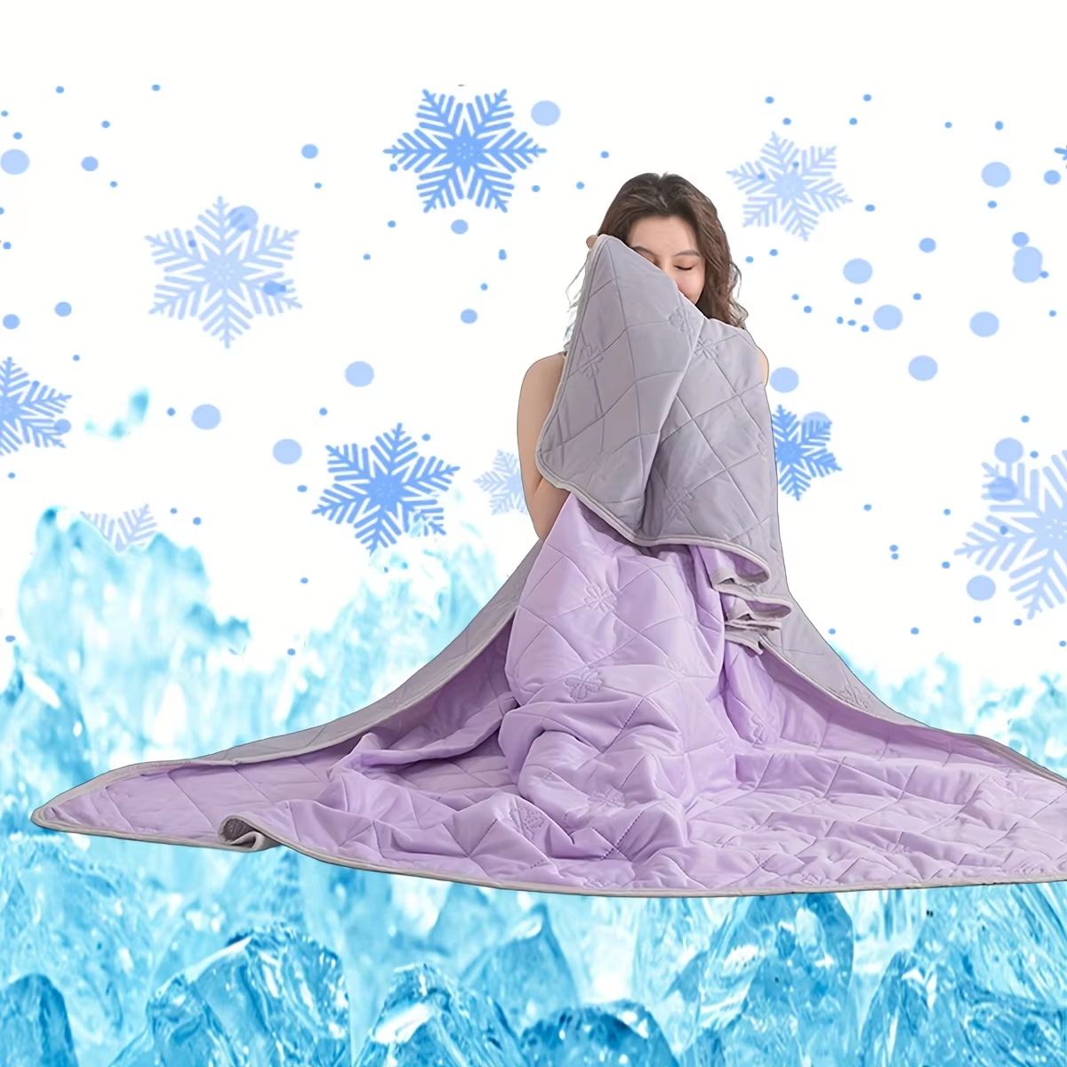 Summer Cooling Silk Blanket  Lightweight Breathable Air Conditioner Quilt For Hot Sleepers 10