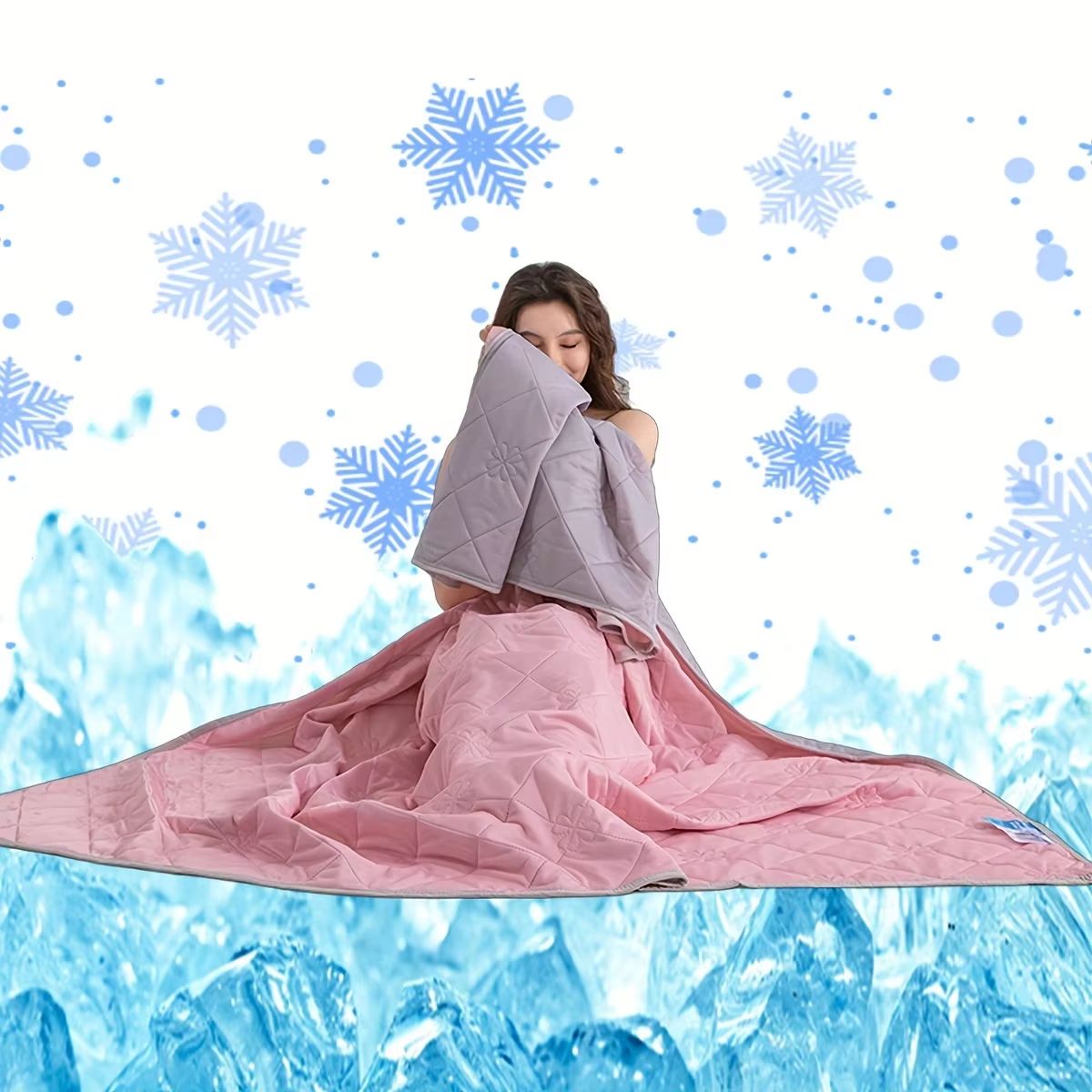 Summer Cooling Silk Blanket  Lightweight Breathable Air Conditioner Quilt For Hot Sleepers 11