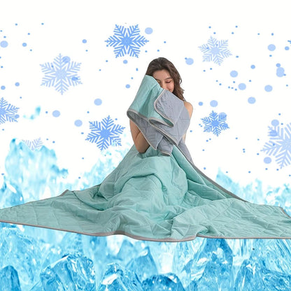 Summer Cooling Silk Blanket  Lightweight Breathable Air Conditioner Quilt For Hot Sleepers 7