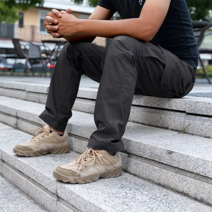Mens Flex Tactical Cargo Pants  Lightweight Stretch Work  Outdoor Hiking Trousers 5