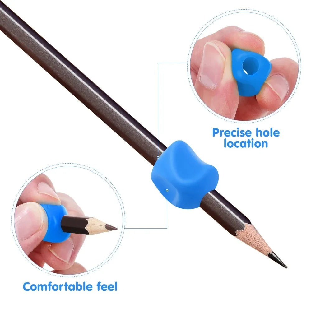 Universal Ergonomic Writing Corrector Grip for Kids, 10pcs Handwriting Aid Pen Holder